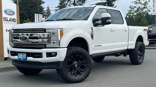 2017 Ford F-350 LARIAT + Power Deployed Running Boards, NAV,  Moonroof Review | Island Ford