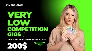 Earn Upto 200$ |Fiverr Very Low Competition Gigs #fiverr