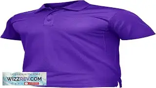 TACVASEN Mens Polo Shirt Short Sleeve Tactical Performance Collared Work Golf Shirts