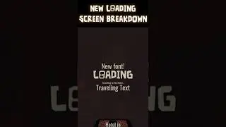 #doorsdevlog NEW LOADING SCREEN BREAKDOWN 🍃🪓