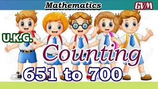 Class | U.K.G. | Math | Counting 651 to 700