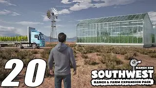 I Build The Biggest GreenHouse In Middle Of A Desert To Survive - Ranch Simulator Southwest DLC #20