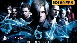 Resident Evil 6 PS5 Pro 4K/60FPS Realistic Ultra Graphics Gameplay