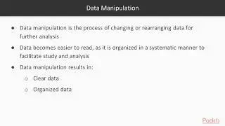 SAS in Practice: What is Data Manipulation? |packtpub.com