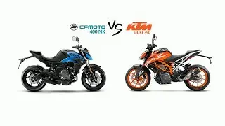 CFMOTO 400NK vs KTM Duke 390 Comparison Video