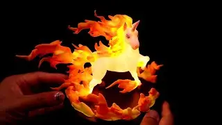 3D프린터로 불타는 날쌩마 무드등 만들기🐴🔥 (도면 무료)