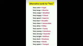 Alternative Words For 