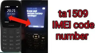 ta 1509 imei change code      ta 1509 pin code reset #imei #unlock 