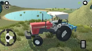Modified Sawraj Climbing Mountain Everest With Cultivetor | Indian Tractor Game |Android Gameplay