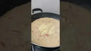 Imitation crab sticks alfredo pasta 