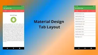 Material Design Tab Layout In Android