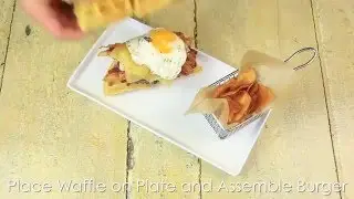 Loaded Churro Waffle Burger - Shared Plates