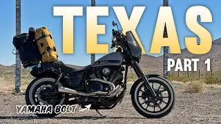 Los Angeles to San Antonio on my Yamaha Bolt! Small bike BIG miles