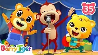 Animal Party Celebration🎉🐾| World Animal Day Fun | Nursery Rhymes & Kids Songs | BarryTiger
