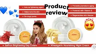 Alps goodness saffron brightening day cream and wheatgerm nourishing night cream review in Tamil I