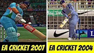 EA Cricket 2007 Vs EA Cricket 2004 | The Best Cricket Game Of The 2000's
