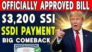 ПОДТВЕРЖДЕНО! Выплата пособия по инвалидности SSI и SSDI в размере 3200 долларов одобрена &mdash; пошаг...