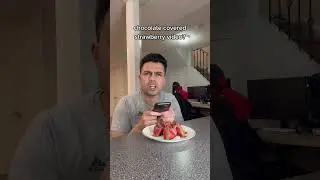 Chocolate covered Strawberry Video 2 😂 #shorts