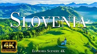 SLOVENIA FROM THE AERIAL (4K UHD) - Relaxing Music Along With Beautiful Nature Videos | Drone Film