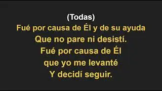 Fué Por Causa De Él - Pista