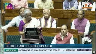 Nirmala Sitharaman Presents Union Budget 2024-25 in Lok Sabha | News9