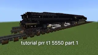 Train tutorial prr t1 5550 #minecraft