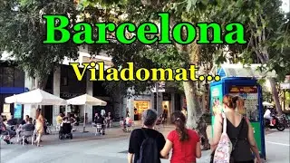[SPAIN-BARCELONA] Walking along Viladomat... 28/JUN/2021 06:00 pm