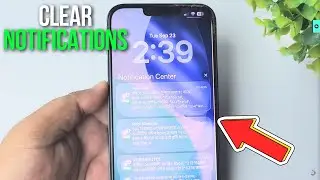 Как очистить уведомления на iPhone