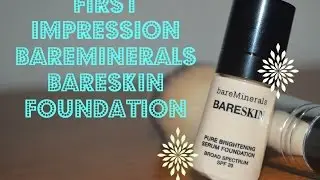 First Impression | bareMinerals Bare Skin Foundation