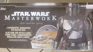 Impulse Buy! Star Wars Masterwork 2020 Trading Cards Unboxing Sketch Hit!