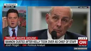 CNN Newsroom Josh Rogin interview - Bannon Fired -- 19th August 2017