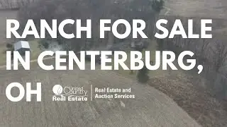 Ranch Home For Sale in Centerburg, OH School District!