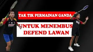 [TUTORIAL DRIVE SMASH GANDA DI SISI FOREHAND] TIPS BERMAIN GANDA UNTUK MENEMBUS DEFEND LAWAN