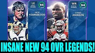 INSANE NEW 94 OVERALL LEGENDS CHAD JOHNSON AND JACK YOUNGBLOOD! MADDEN 21 ULTIMATE TEAM!