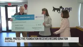 Animal protective foundation receives record donation