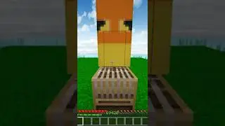 Orange Frog Banner in Minecraft!
