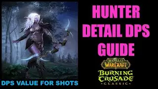 WOW TBC Classic: Hunter Detail DPS Guide / DPS Values for each Shot.