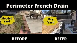 How To Fix A Flooded Yard With A French Drain