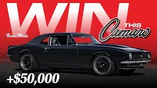WIN This 1967 Supercharged Camaro RestoMod plus $50,000 CASH!