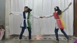 Manglacharan by Parisha and Trisha in mandir g