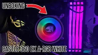 PERD&Oacute;N POR EL AUDIO | Unboxing Liquid Cooler Castle 360 EX a-rgb White