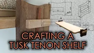 Tusked Mortise & Tenon: DIY Floating Shelf in a Small Workshop