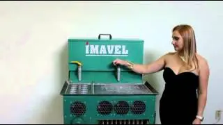Máquina de fabricação de velas modelo 2 em 1 Imavel - maço e 7 dias
