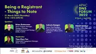 Being a Registrant - Things to Note