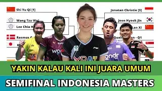 INDONESIA MASTERS 2026 SEMIFINAL SCHEDULE TODAY #indonesiamasters2026