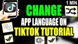 Change App Language TikTok Mobile Tutorial (2025)
