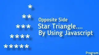 Opposite Side Star Triangle | javascript