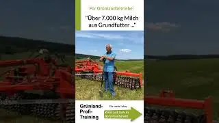 Mit dem Gr&uuml;nland viel Milch aus der Grassilage melken!