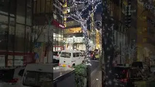 【4K Tokyo Night Walk】銀座イルミネーションを歩く夜｜Ginza Illumination Street Walk Japan｜iPhone 17 Pro Max
