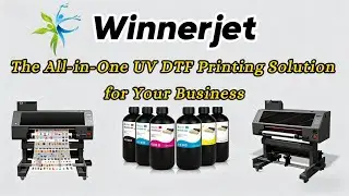 How to Print Crystal Clear Labels with UV DTF Printer Winnerjet Review & Demo